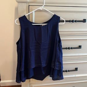 Navy blue tank size Large